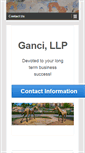 Mobile Screenshot of gancilaw.com